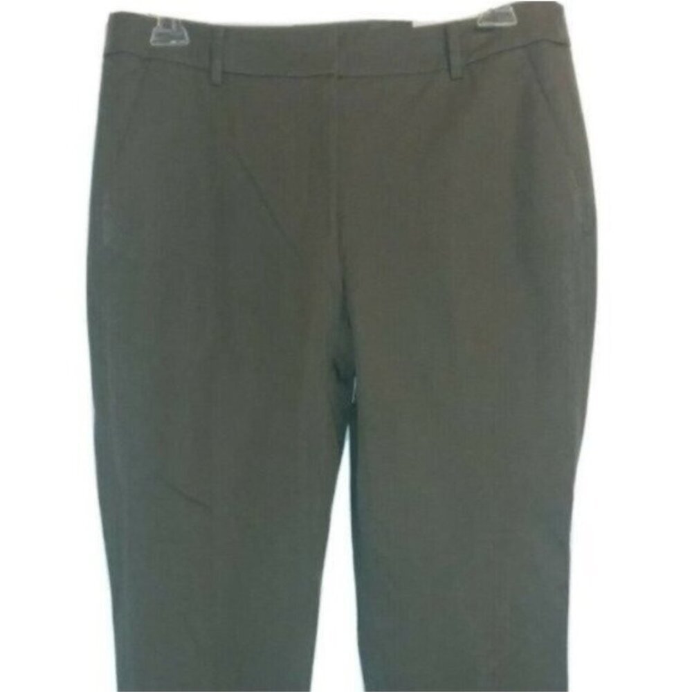 NWT Chico's Bi-Stretch Straight-Leg Slim Pants - Green - Picture 2 of 8